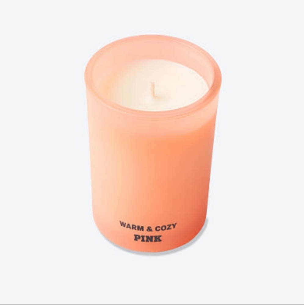 PINK VS candle